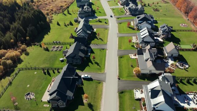 Ontario New Subdivision Drone Clip