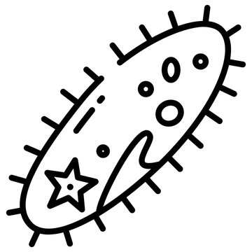 Outlined Multicellular Organisms Icon