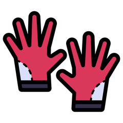 hand gloves illustration