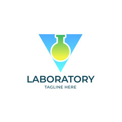 Chemistry flask icon. Science technology. flat design for chemistry, laboratory, science, biotechnology concepts.