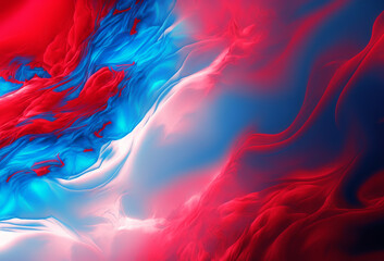 Fototapeta na wymiar blue-red background with gradient, waves