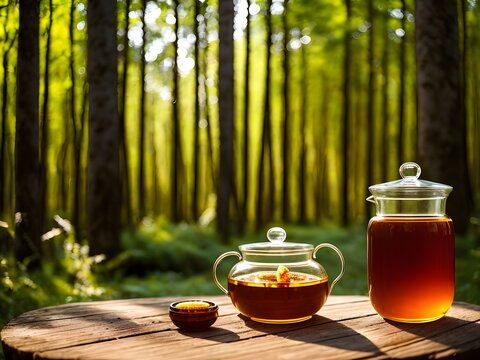 Honigtopf im Wald