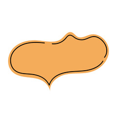 Speech bubble. Transparent PNG.