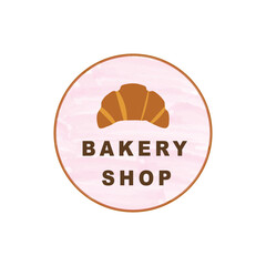 Modern illustration of a logo for food. Bakery shop logo