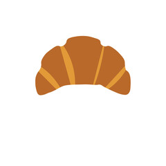 Fresh croissant vector illustration 