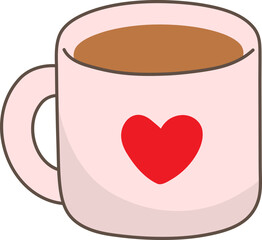 Coffee Mug with Heart