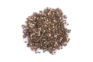 Chia seeds closeup