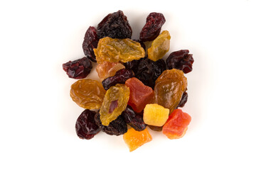 Mix variety of dried fruit