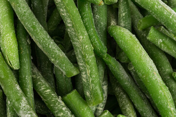 Frozen cut green beans vegetable