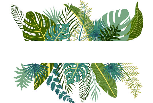 Tropical Leaves Composition