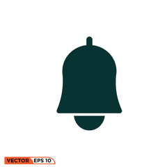 icon vector graphic of bell notification