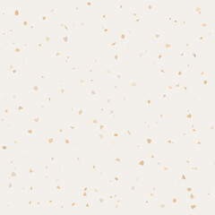 Terrazzo flooring textured surface modern abstract pattern. Vector seamless abstract repeat with chips of marble or granite in soft pastel colors.