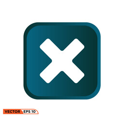 Icon vector graphic of prohibited sign