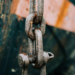 Shipwreck Old Boat of Caol in Corpach, Scotland.