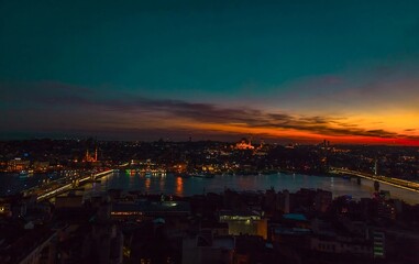 Istanbul view of the city