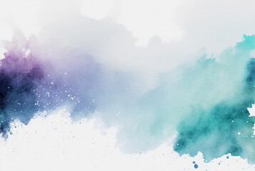 Fototapeta premium a simple abstract watercolor background, flow and seep, made with generative AI