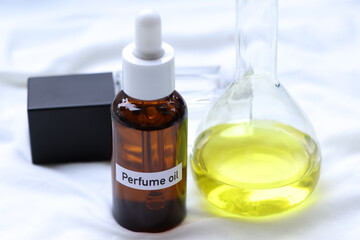 Perfume oil in Glass Bottle, yellow Perfume oil