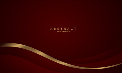 dark red luxury premium background and gold line.