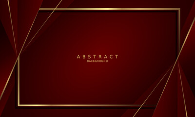 dark red luxury premium background and gold line.