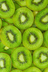 Kiwi Macro,Fresh Kiwi fruit sliced use for background,Kiwi Fruit, Food,Directly Above,Full Frame,Whole,Backgrounds,Circle,Cut Out,