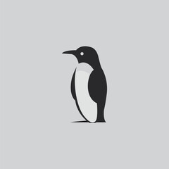Penguin logo design template
