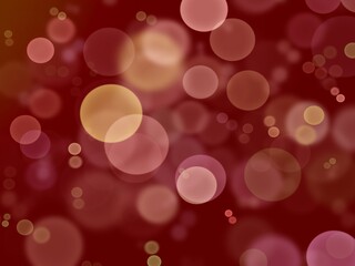 Illustration Bokeh Image Reddish Brown Background Bokeh is pink, yellow, white. Illustration Bokeh Maroon Background