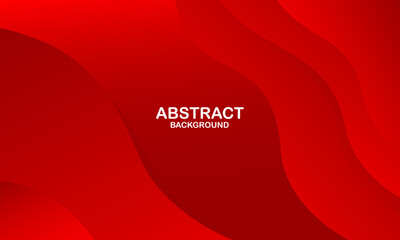 Abstract red background with waves. Eps10 vector