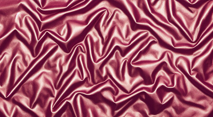 Vinyl plastic wrap texture - crumpled and stretched polyethylene