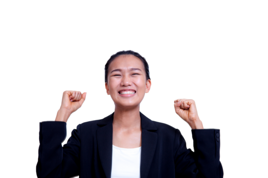 businesswoman on white Bankground