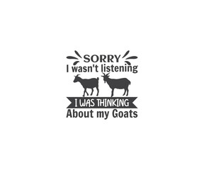 Fototapeta na wymiar Goat Typography, Goat SVG, Goat EPS, Goat Animal, farm life, 