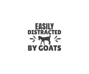 Goat Typography, Goat SVG, Goat EPS, Goat Animal, farm life, 