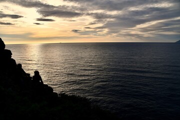 cocher soleil dans la ler