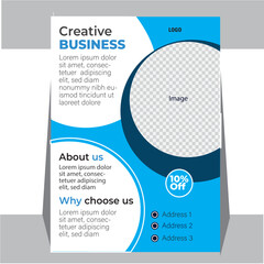 Business flyer template,vector design,