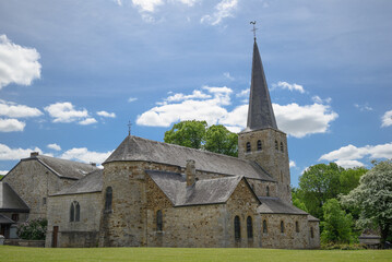 Fototapeta na wymiar church in Weris, Wallonia, Belgium