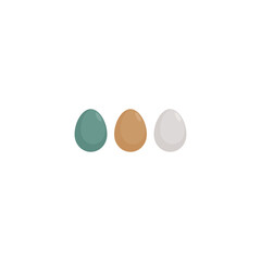 Eggs logo or icon design