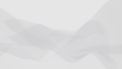 abstract white background with wavy flow lines