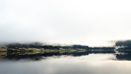 misty morning on the river