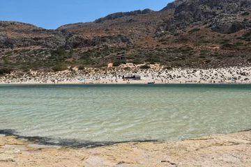 Crédence de cuisine en verre imprimé  Plage d'Elafonissi, Crète, Grèce Balos Lagoon Elafonissi beach photos in Crete by summer 1