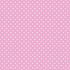 Polka dots, seamless patterns, pink, white, can be used in the design of fashion clothes. Bedding, curtains, tablecloths, notepads, gift wrapping paper