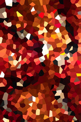 Abstract Red Orange Black Burgundy geometric texture for background