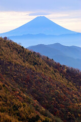 View of Mt.Fuji in autumn