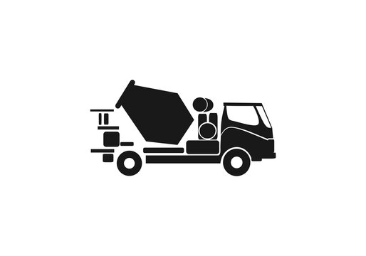 building cement mixer mixer truck car logo