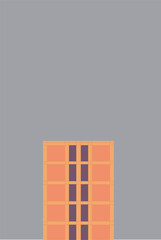 minimalist abstract architecture vector graphic 