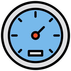 Meter line icon