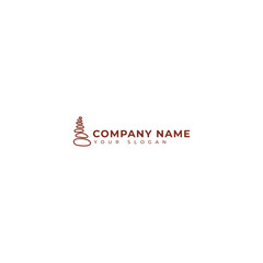 Stone balancing logo vector design template