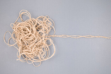 The tangled rope concept with trace lines as the root of the problem, or solution, unravels the...