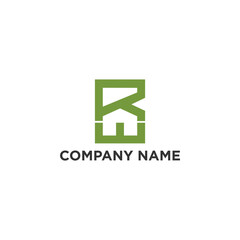 letter b and home logo vector, building logo inspiration