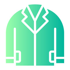 lab coat gradient icon