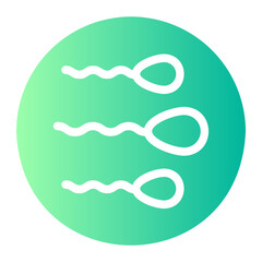 Spermatozoa gradient icon