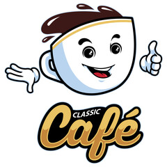 Cafe Cartoon Mascot